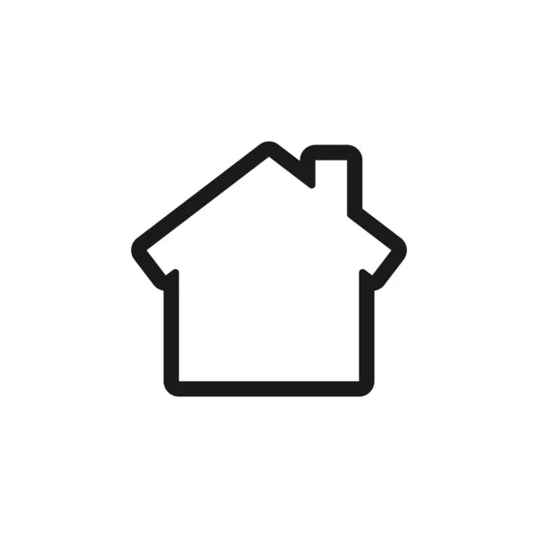 Otthon ikon. Ház szimbólum. Egyszerű vektor illusztráció Eps 10 — Stock Vector