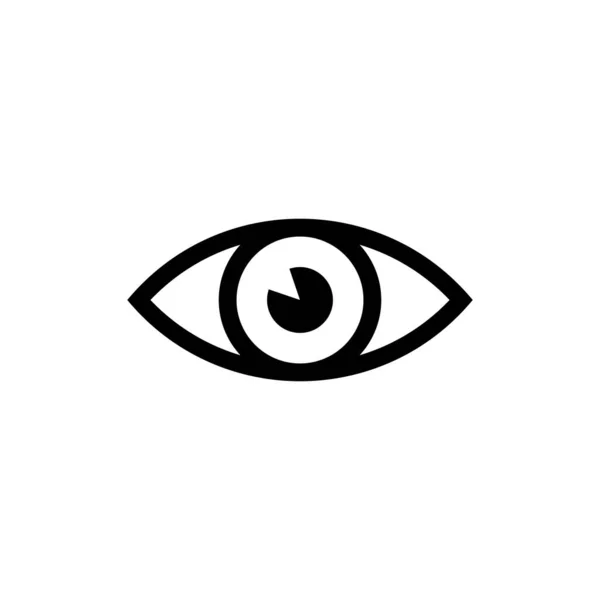 Eye icon. Symbol of visibility. Observation symbol. Vector EPS 10 — ストックベクタ