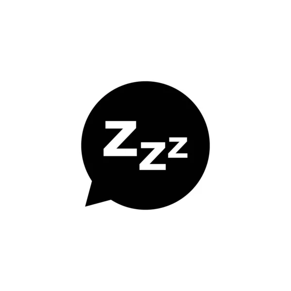 Sleep icon isolated on white background. Zzz sleep symbol. Vector EPS 10 — Stock Vector