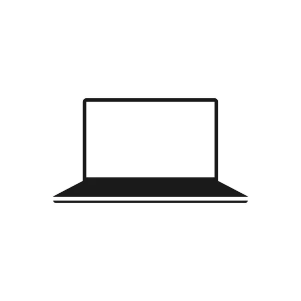 Laptop Symbol Flaches Symbol Vektorabbildung Eps — Stockvektor