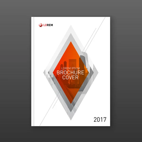 Broschüre Cover Design Layout für Unternehmen — Stockvektor
