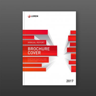 Broşür kapak tasarım düzen soyut 3d geometri