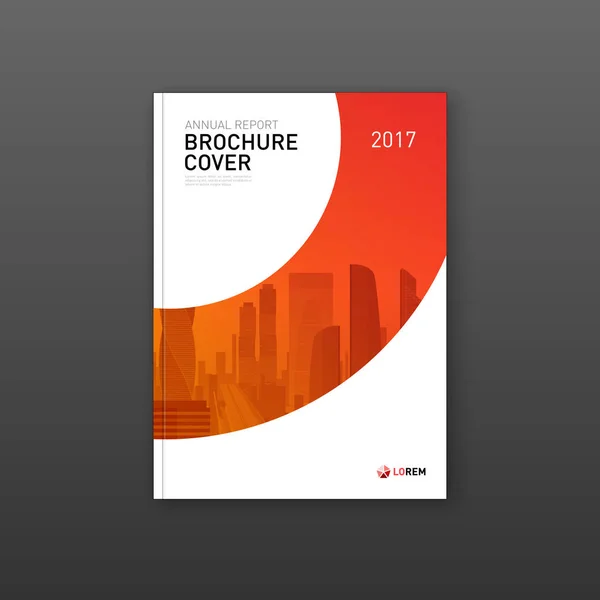 Firmenbroschüre cover design layout. — Stockvektor