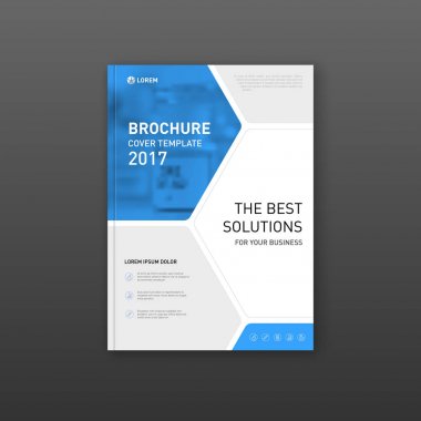 Tıbbi broşür kapak şablonu, el ilanı tasarım düzeni.