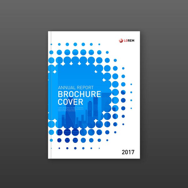 Шаблон оформления обложки брошюры для строительной или технологической компании
.