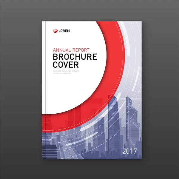Corporate Broschüre Cover Design Layout-Vorlage — Stockvektor