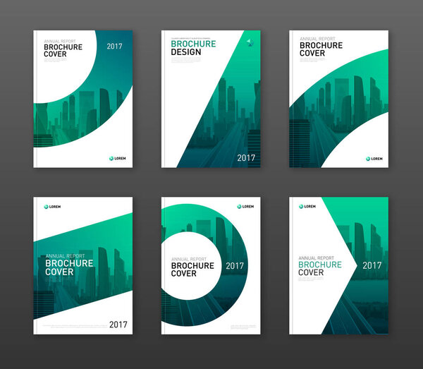 Комплект для оформления обложки брошюры для бизнеса и строительства
