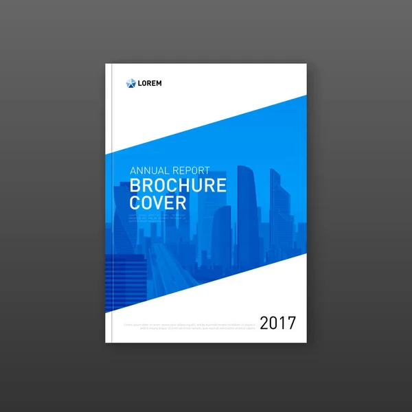 Corporate Broschüre Coverdesign-Vorlage — Stockvektor