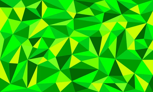 Zelená barva Low Poly Art vektorové pozadí — Stockový vektor