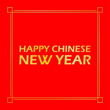 Mutlu Çin yeni yılı vektör grafiği