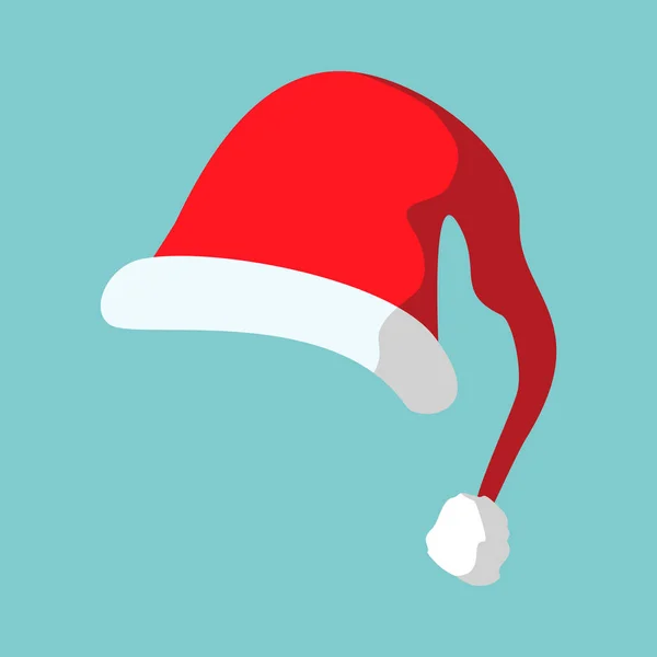 Navidad sombrero largo Vector Ilustración — Vector de stock