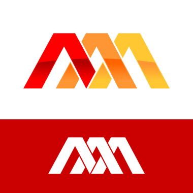 Üçlü ilk bir üçgen Kavşağı sembolü Logo tasarımı