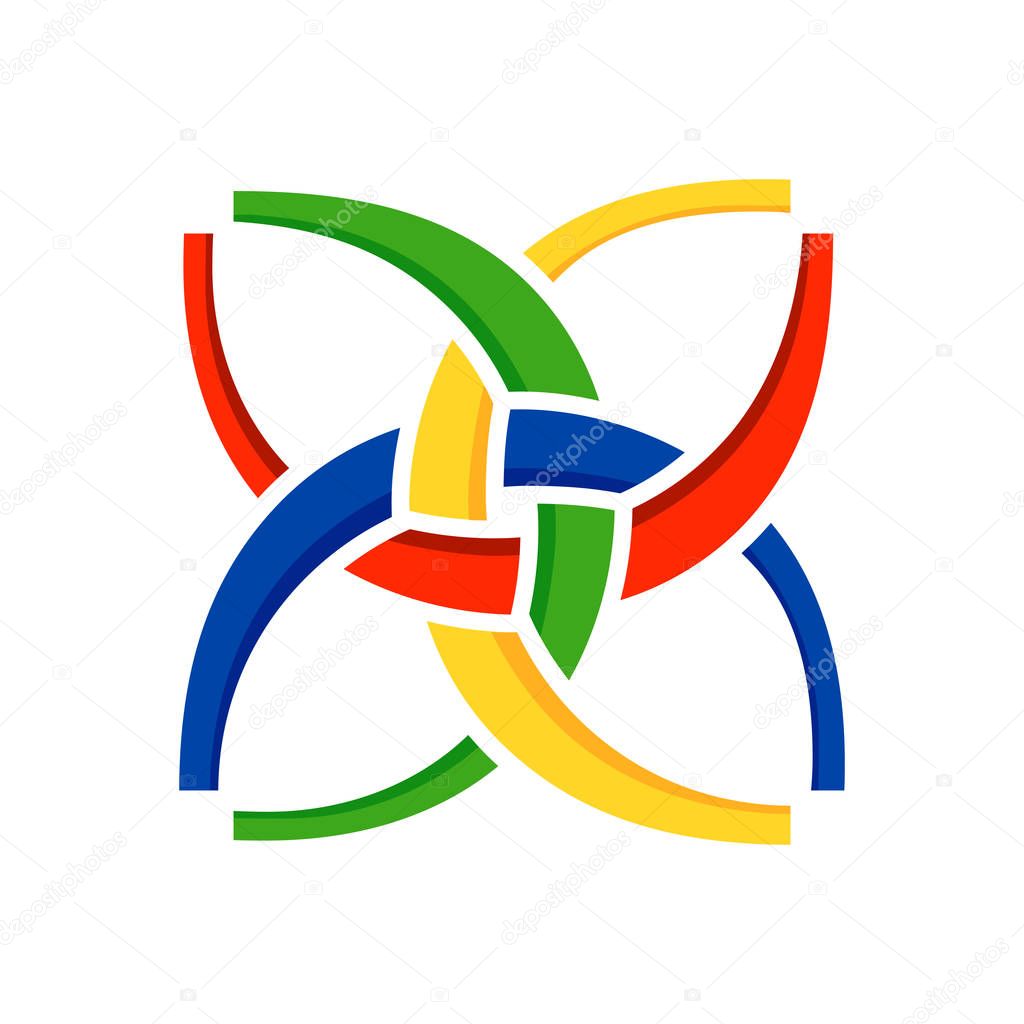 Unity In Harmony Symbol Design — Stock Vector © ronismith1979 183272978