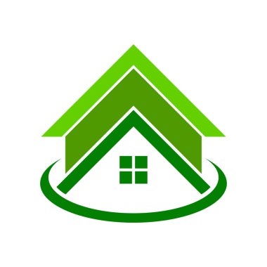 Küresel yeşil konut Logo Simge