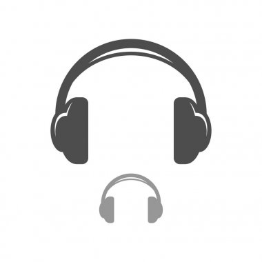 Kulaklık basit simgesi tasarım