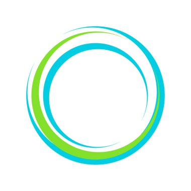 Soyut Canlı Lens daire vektör simge grafik Logo tasarımı