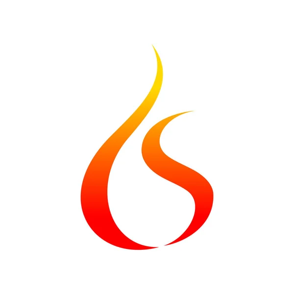 Символ "Fire Flames Oild Drop" — стоковый вектор