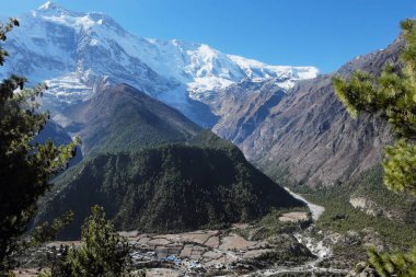 Büyük dağ Vadisi nepal Himalayalar