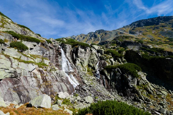 Slovakça Vodopad Skok Tatra manzara — Stok fotoğraf