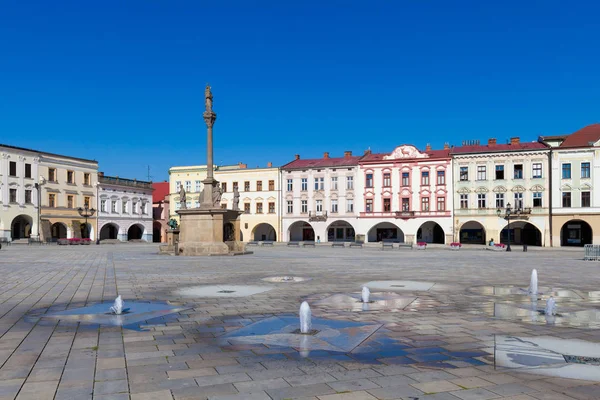 Beautiful architecture of Novy Jicin — Stock Photo, Image