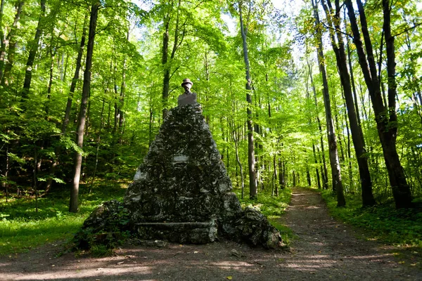 Знаменитые памятники в парке Штрамберк-Сипка — стоковое фото