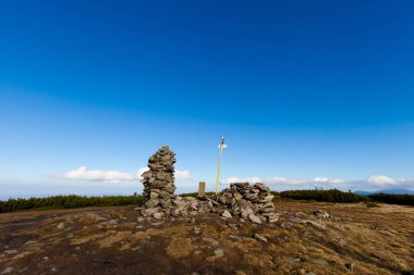 Güzel sonbahar Beskidy mountains manzara