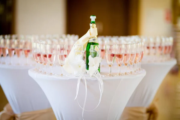 Tradizionale polacco matrimonio champagne dettaglio — Foto Stock