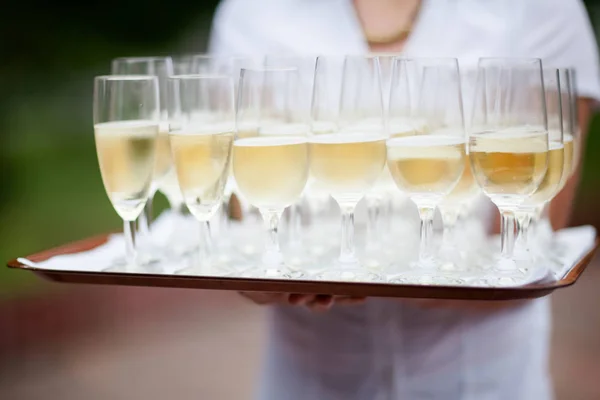 Традиційні польські деталі весільного шампанського — стокове фото