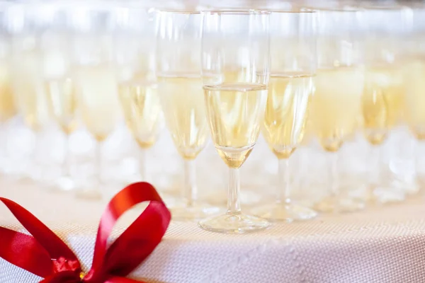 Tradizionale polacco matrimonio champagne dettaglio — Foto Stock