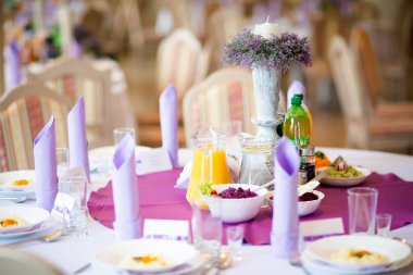 Güzel düğün Resepsiyon Masa dekorasyonu