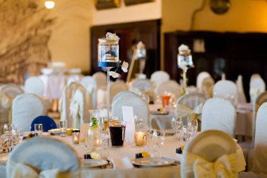 Güzel düğün Resepsiyon Masa dekorasyonu