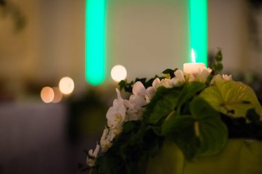 Güzel düğün Resepsiyon Masa dekorasyonu