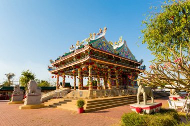 Çin şehir tapınak Udon Thani