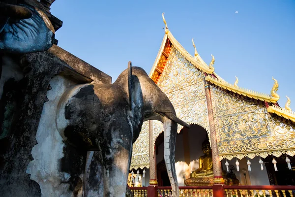 Wat Chian Man tempio buddista — Foto Stock