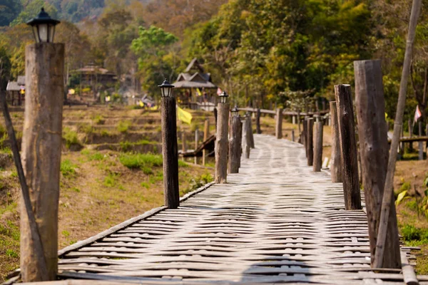 Puente de bambú de Buda en Pai —  Fotos de Stock