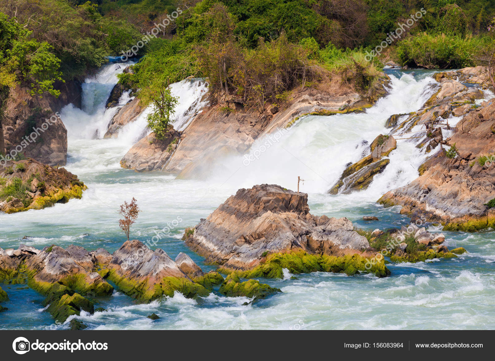 KHONE PHAPHENG FALLS IN LAOS WORLD S BIGGEST WATERFALL visual data 4