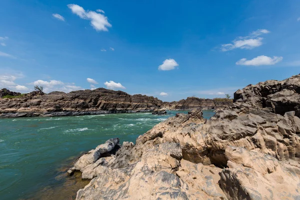 Li phi wasserfall in laos — Stockfoto