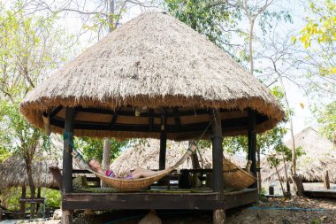 Turist Laos'ta rahatlatıcı