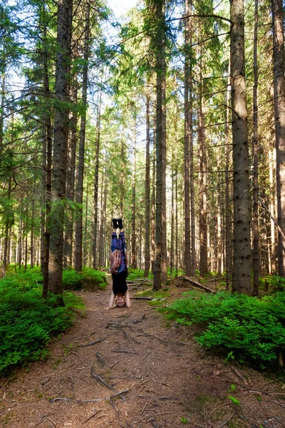 Yoga a Tatry Rusinowa Polana — Foto Stock