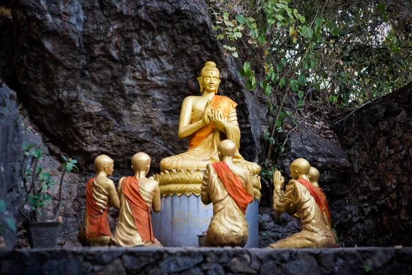 Templo Buddhist Mount Phou Si —  Fotos de Stock