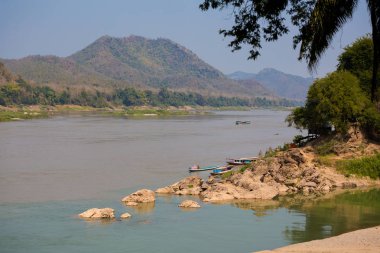Luang Prabang nehirde Mekhong
