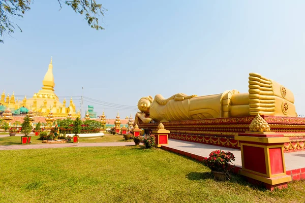 Wat Pha che Luang Vientiane — Foto Stock