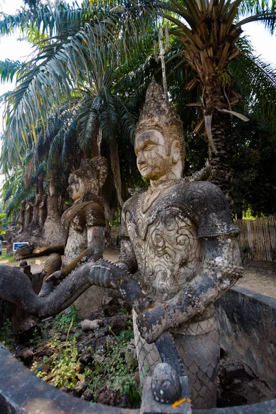 Xieng Khuan Budda park Vientiane — Zdjęcie stockowe