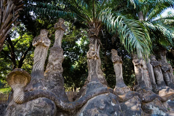 Xieng Khuan Buddha park Vientiane — Stockfoto