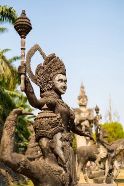 Xieng Khuan Buda'nın park Vientiane