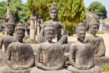 Xieng Khuan Buda'nın park Vientiane