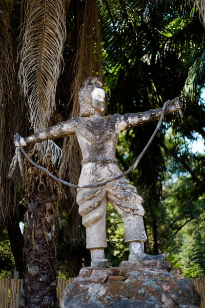 Xieng Khuan Buda parque Vientiane — Fotografia de Stock