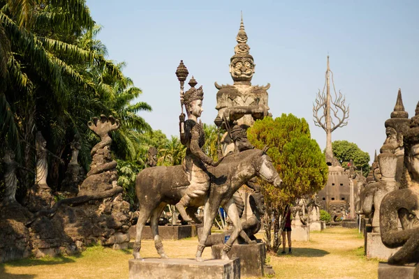 Xieng Khuan Budda park Vientiane — Zdjęcie stockowe