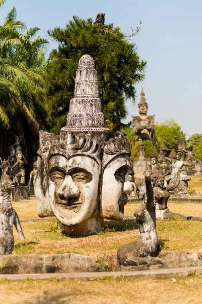 Xieng Khuan Buddha park Vientiane — Stock Photo, Image