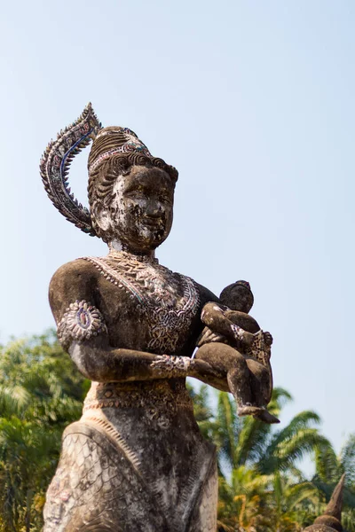 Xieng Khuan Buda'nın park Vientiane